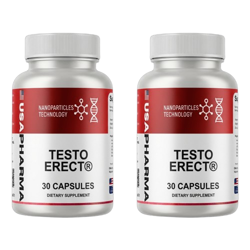 TestoErect - 2 Bottles (30 Capsules Each)