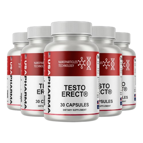 TestoErect - 6 Bottles (30 Capsules Each)